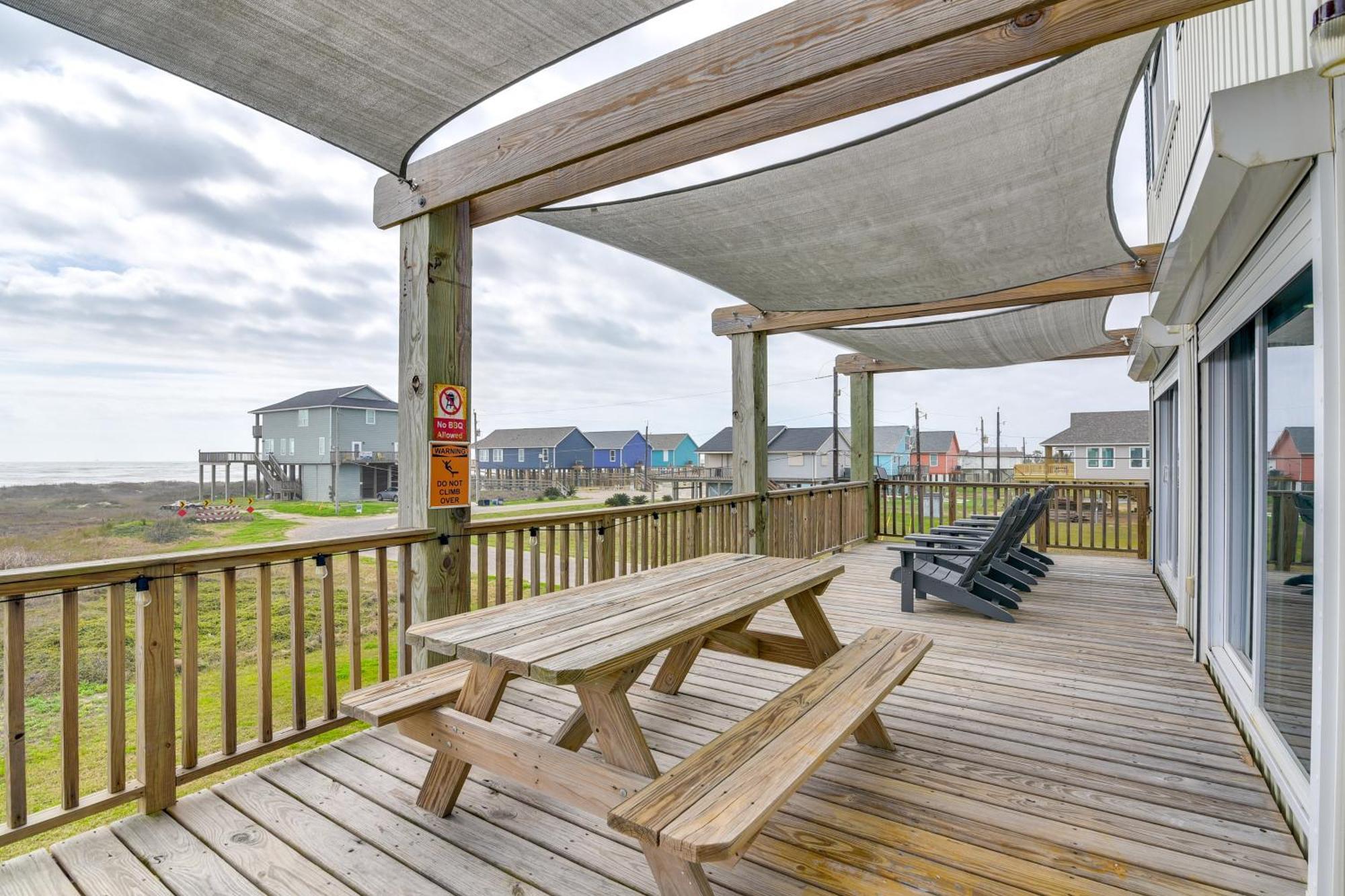 Ocean-View Surfside Home With Boardwalk To Beach! Surfside Beach Exterior foto